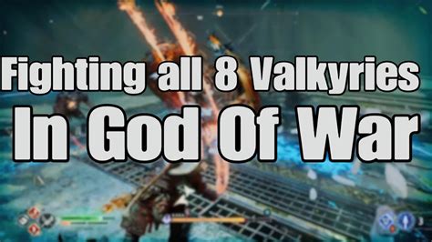 valkyrie god of war difficulty ranked.